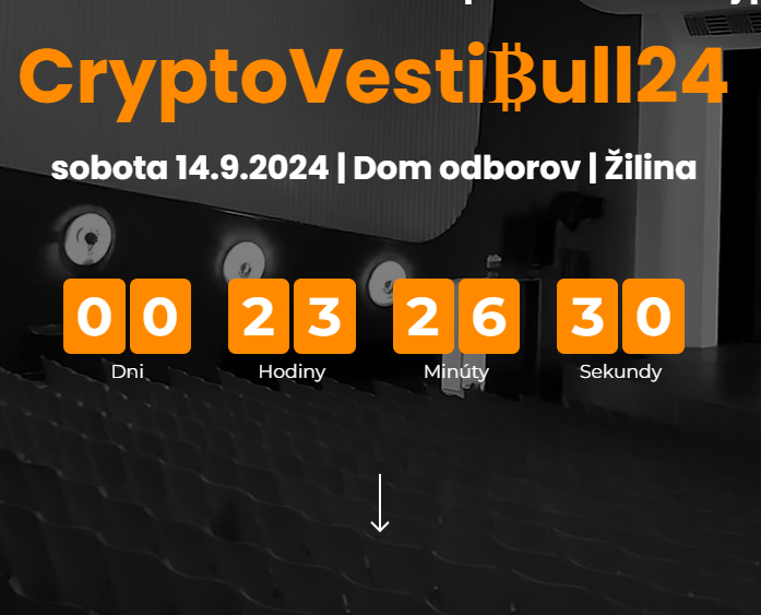 Stretnite sa s nami na najväčšej konferencii CryptoVestiBull už 14. septembra