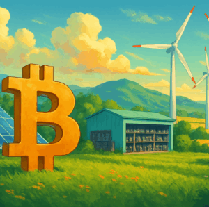 Ťažba kryptomien z obnoviteľnej energie