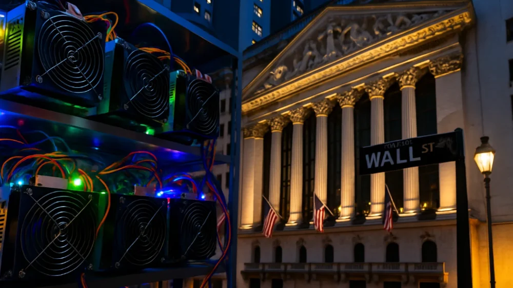 Ťažba kryptomien sa stáva ďalším kľúčovým trhom na Wall Street