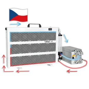Hydro chladič 12 kWh určený pro chlazení a odvod tepla z mineru