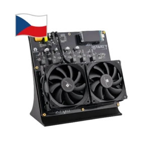 Výkonný ASIC miner NerdMiner NerdOCTAxe Rev 3.1 12 THs na Bitcoin