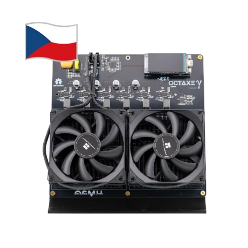 ASIC miner NerdMiner NerdOCTAxe Rev 3.1 12 THs na těžbu Bitcoin