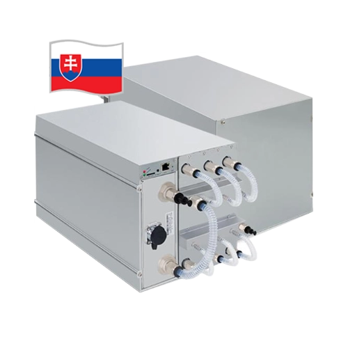 ASIC miner Antminer S19 XP+ Hydro s výkonom 293 THs na Bitcoin