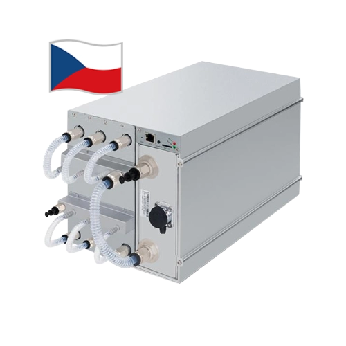 Výkonný ASIC miner Antminer S19 XP+ Hydro 293 THs na Bitcoin