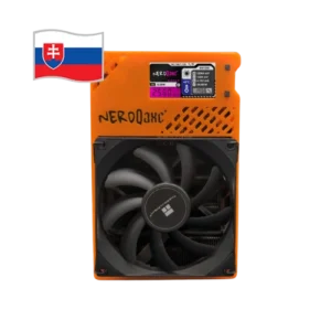 Výkonný ASIC miner NerdMiner NerdQaxe+ 2,5 THs na Bitcoin