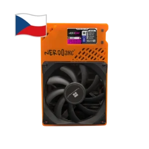 Výkonný ASIC miner NerdMiner NerdQaxe+ 2,5 THs na Bitcoin