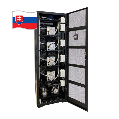 Vnútorné usporiadanie ASIC minerov v ANTRACK V1 hydro chladiacom systéme