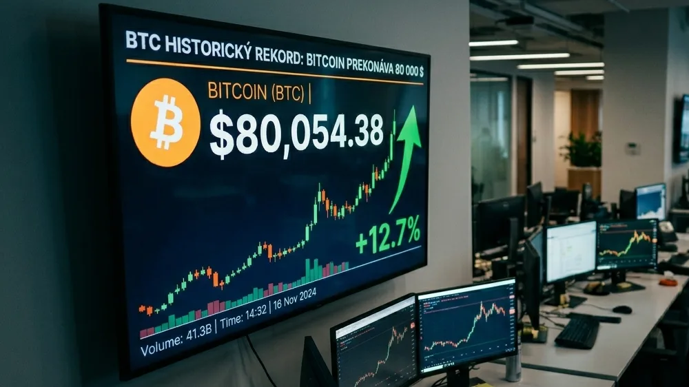 Bitcoin nad 80 000 dolármi: Potvrdenie dna alebo pasca pre investorov?