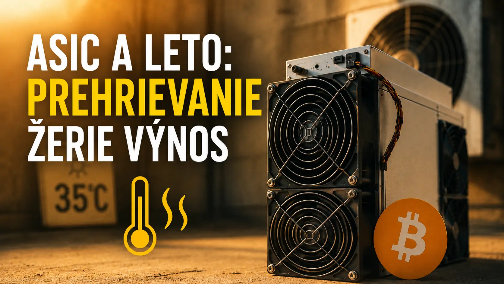 Prehrievanie minera: ako ochrániť ASIC v lete