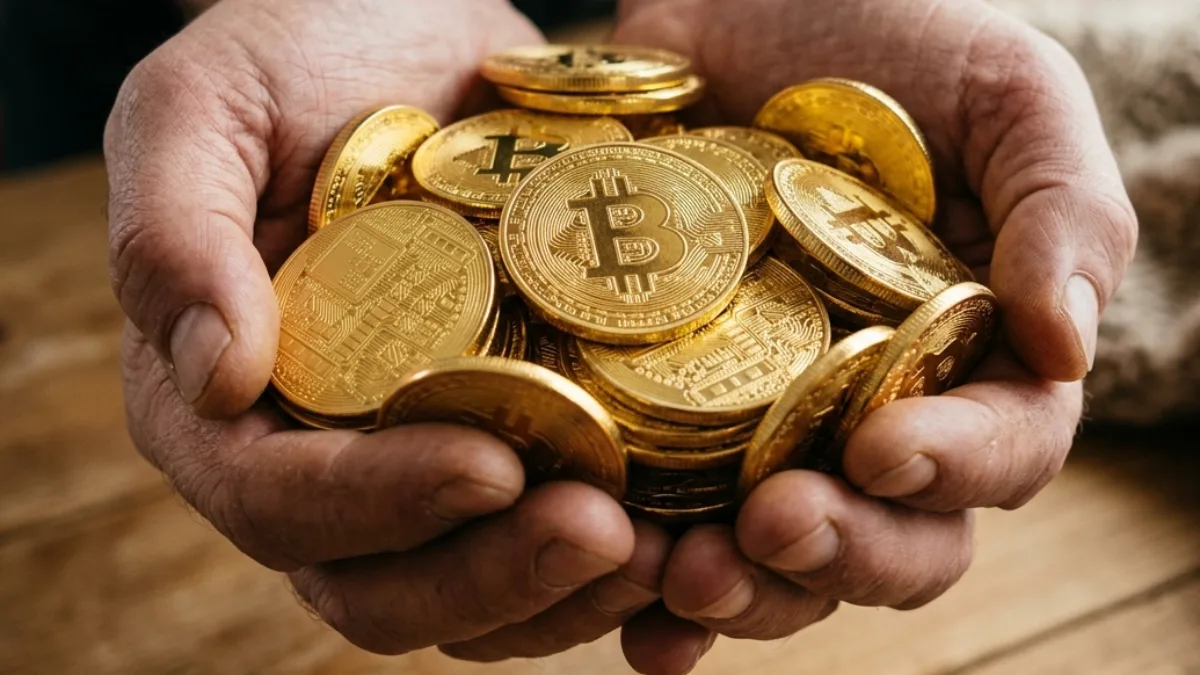 Bitcoin v držbách minerov napriek pádu ceny