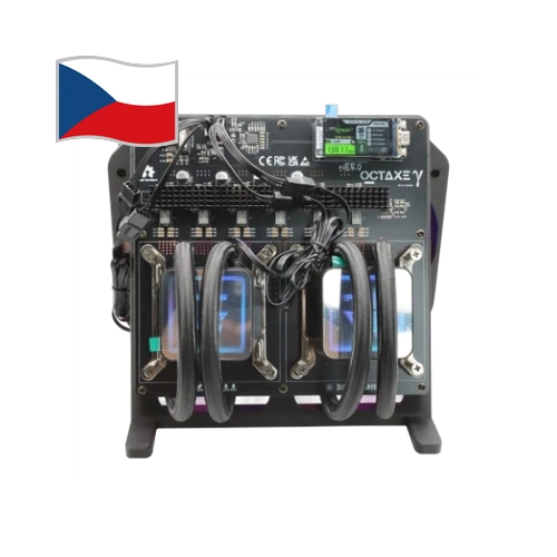 ASIC miner NerdMiner NerdOCTAxe Rev 3.1 Hydro 13,8 THs na těžbu Bitcoinu