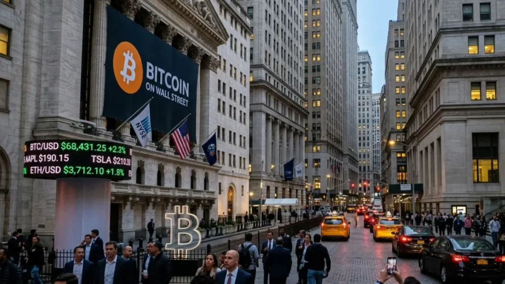Bitcoin a Wall street