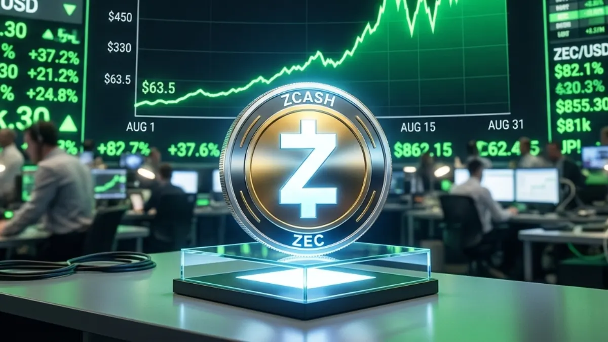 Zcash vede srpnový růst trhu a přináší novou šanci pro těžaře