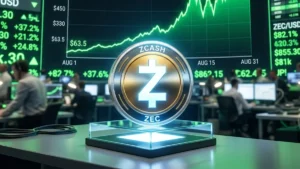 Zcash rekordne rastie