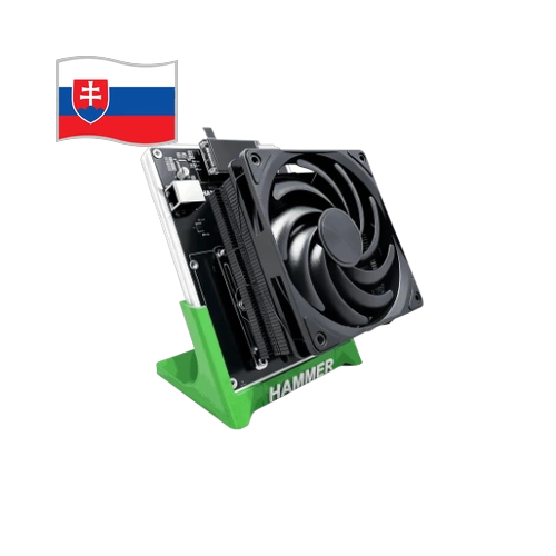 Výkonný ASIC miner Hammer Miner DC 08 440 MHs na Litecoin